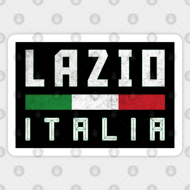 Lazio / Italian Retro Typography Design Magnet by DankFutura